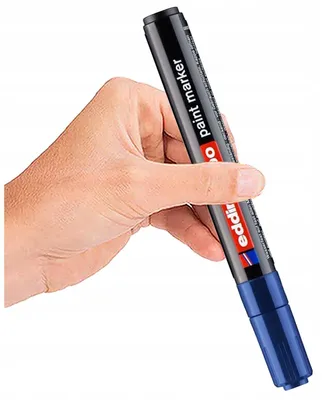 Produktbild von Edding Permanent-Lackmarker Blau Runde Spitze