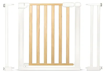 Obrázok produktu pre Nukido 718500 Bezpečnostná bránka 75-105 cm, hnedá a biela