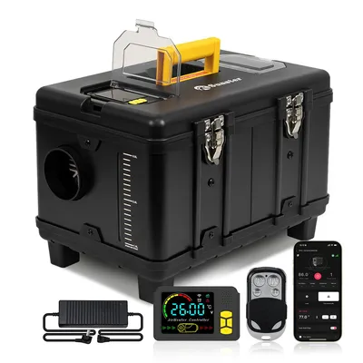 Obrázek produktu pro Parkovací topení Sunster Diesel Heater 8KW 12/24V 230V - Tiché topení Bluetooth se start/stop a ventilací pro obytné vozy, karavany a karavany