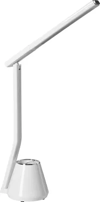 Obrázek produktu pro BELIANI LED stolní lampa bílá syntetický materiál nastavitelný jas teplo držák na pera moderní kancelář