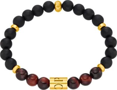 Produktbild von JOOP! Herren Armband 2034754 Edelstahl vergoldet mit Tigerauge