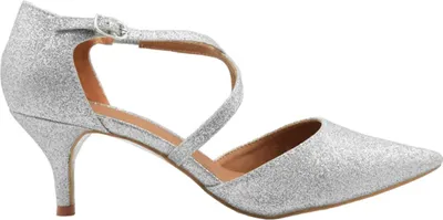 Produktbild von Where´s That From - Damen Schuhe "Kennedi", Glitzer WM116 (41 EU) (Silber)