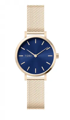 Produktbild von Damenarmbanduhr TORII L28LS.NL in klassischem Marineblau Fashion
