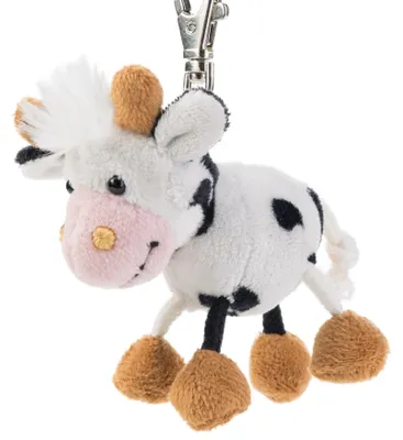Immagine prodotto di Portachiavi Schaffer mucca 11 cm nero/bianco
