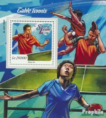 Produktbild von Briefmarken Sierra Leone 2015 Mi Block 877 (kompl. Ausg.) postfrisch Tischtennis