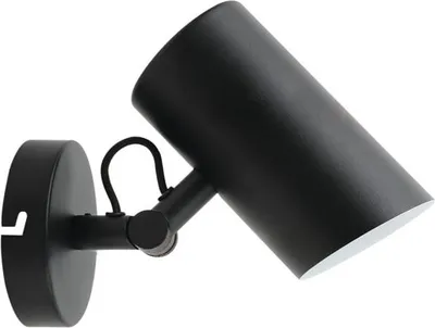 Image de Kanlux AGZAR 5W Applique murale, intensité lumineuse variable, noir, E14, IP20, acier