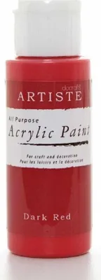Immagine prodotto di Vernice acrilica DOA 763212 59 ml - Rosso scuro