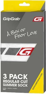 Obrázek produktu pro Gripgrab Classic Regular Cut Socks 3 páry White EU 38-41 Men White EU 38-41