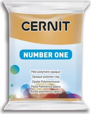 Obrázek produktu pro Cernit Polymer Clay N°1 Polymerová hmota Yellow Ochre 56 g