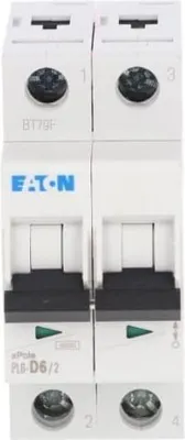Produktbild von Leitungsschutzschalter 2P D 6A 6kA AC PL6-D6/2 286576