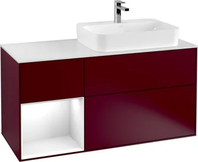 Produktbild von Villeroy & Boch V&B Waschtischunterschrank FINION 1200x603x501 Abdpl wh Reg gls wh/Peony