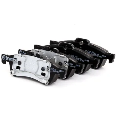 Image de Jeu de garnitures de frein Brembo, frein à disque essieu arrière P 06 032