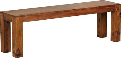 Produktbild von Wohnling Sheesham Massivholz Esszimmer Sitzbank Bank 140 x 35 cm; WL1.436