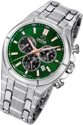 Produktbild von Jaguar Herren Uhr Executive J695/3 Sport Edelstahl Armbanduhr silber UJ695/3