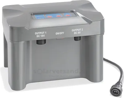 Produktbild von Esotec Akkubox 12V/12 Ah bis 50 Watt Solarmodulleistung für Solar Teichpumpen Pumpe Akku Batterie 101812