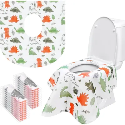 Produktbild von Einweg Toilettensitzbezüge XL 20 Stück für Kinder & Erwachsene, wasserdicht, hygienisch