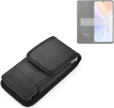Produktbild von Holster Gürteltasche kompatibel mit Ulefone Note 20 Pro Holster Gürtel Tasche wasserabweisend Handy Hülle Schutz Hülle Outdoor schwarz K-S-Trade