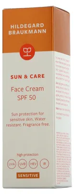 Produktbild von Hildegard Braukmann Sun & Care Sensitiv Gesichtscreme SPF 50 (50 ml)