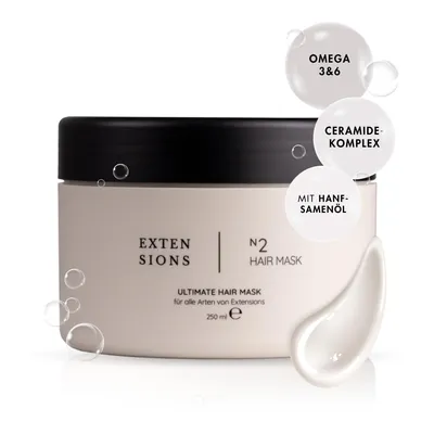 Produktbild von chaarmant Extensions Haarmaske 250 ml – N2 Ultimate Pflege für Extensions & Eigenhaar
