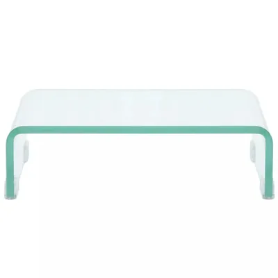 Immagine prodotto di vidaXL Tavolo TV/schermo in vetro trasparente 40x25x11 cm