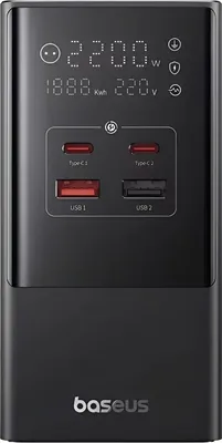 Immagine prodotto di Baseus PowerCombo Tower Universale Nero AC Ricarica rapida per interni
