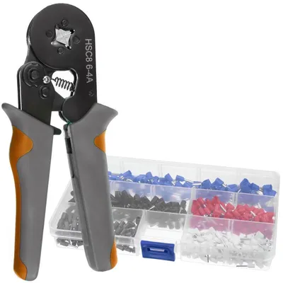 Obrázok produktu pre Bigstren 23271 Krimpovací kleště + svorky sada 500 ks