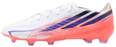 Produktbild von Fußballschuhe Adidas F50 Hyperfast Pro FG "Cloud White / Solar Purple / Solar Turbo" für Unisex