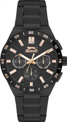 Obrázok produktu pre Pánske hodinky SLAZENGER SL.09.2285.2.05 v čiernej farbe, módny darček