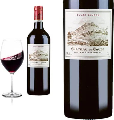 Produktbild von 2022 Saint Emilion Grand Cru CUVÈE SANDRA von Château du Cauze - Rotwein