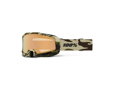 Productafbeelding van Skibril 100% Snowboardbril Okan HiPER Camo Copper, spiegelglas
