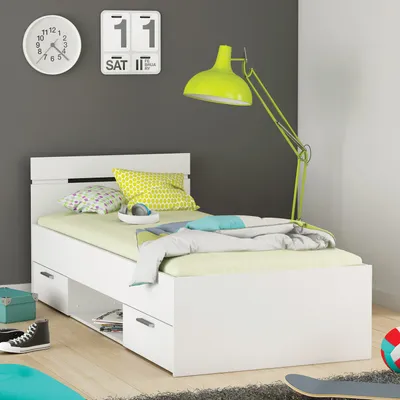 Obrázek produktu pro Multifunkční postel 90x200 MICHIGAN perleťově bílá