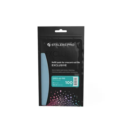 Image de Staleks - Tampons de rechange pour Exclusive 42 100 50pcs lime