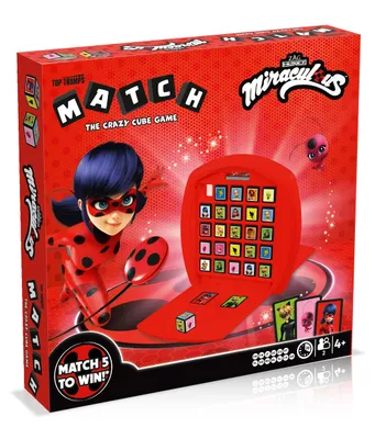 Obrázek produktu pro Winning Moves 40594 - Match: Miraculous - Würfelspiel