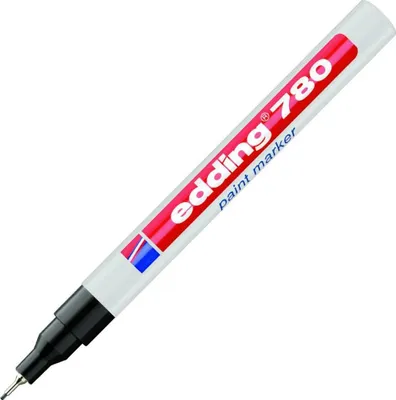 Obrázok produktu pre Edding 780 permanentný popisovač s jemným hrotom čierny 1 ks