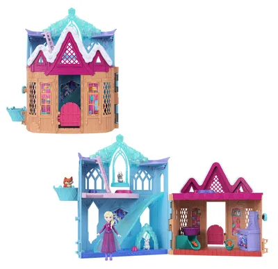 Produktbild von Mattel Disney Frozen Winter Spielset Schloss mit Tieren und Zubehör
