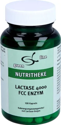 Image de Green Line Nutritheke Gélules d'enzyme lactase 4000 FCC, 100 gélules