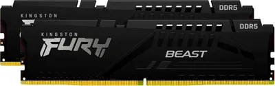 Image de DDR5 32GB PC 6400 CL32 Kingston KIT (2x16GB) FURY Beast EXP retail