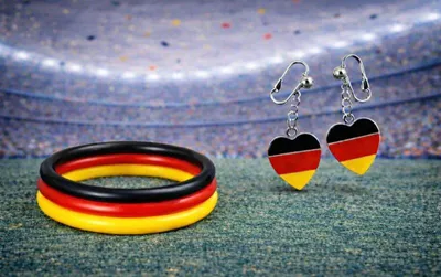 Produktbild von 2-tlg. Fußball Fan Set, Germany, EM, WM