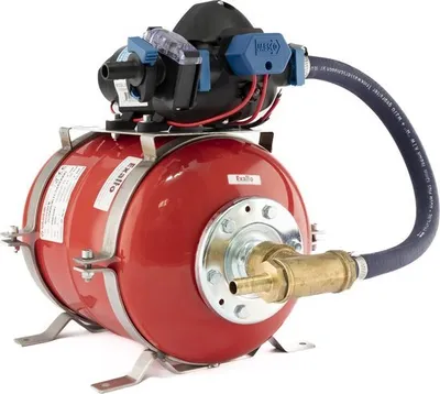 Image de Hydrophore Hollex 24V avec Jabsco ParMax HD3 et réservoir sous pression de 8 litres