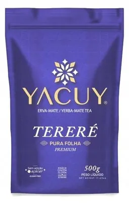 Zdjęcie produktu dla Yerba Mate Yacuy TERERE Pure Leaf 500g 0,5kg Pura Folha Premium Brazylia