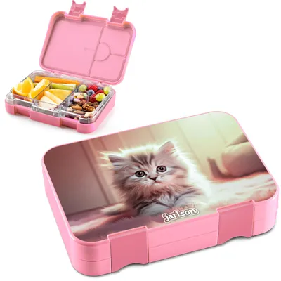 Bento-Box für Kinder, 6 Fächer, BPA-frei, spülmaschinenfest, 800 ml