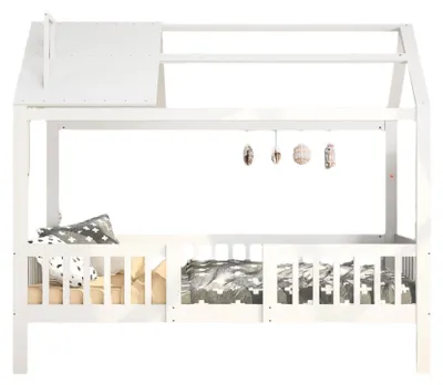 Produktbild von Kinderbett – Etagenbett – Kinderbetten – Kleinkindbett – Holzbett – 90x200 cm – Mit Absturzsicherung