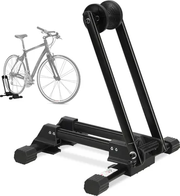 Produktbild von Bettizia Fahrradständer - für Vorderrad oder Hinterrad, Kohlenstoffstahl, schwarz, zusammenklappbar