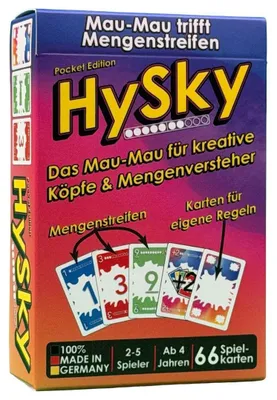 Produktbild von HySky Kartenspiel: Didaktisches Mau-Mau-Prinzip für mathematische Frühförderung, 2-5 Spieler