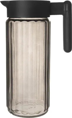 Produktbild von Orion Glaskaraffe Glas Karaffe Glaskrug Wasserkrug Glaskanne mit Deckel und Griff EMBO 1,5 L