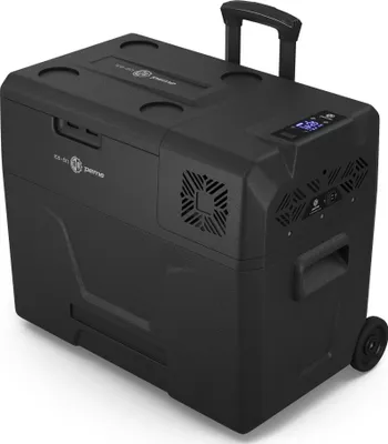 Produktbild von Tragbare Kühlbox Peme Ice-on Mini-Kühlschrank für Auto und Camping 39 Liter - in Dark Sky mit herausziehbarem Griff