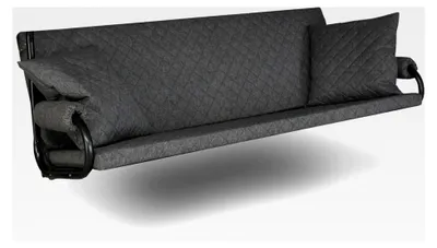 Produktbild von Hollywoodschaukel Auflage Elegance Joy - passend für viele 3-Sitzer Hollywoodschaukeln - Schaukelauflage aus Deutschland (Hellgrau)