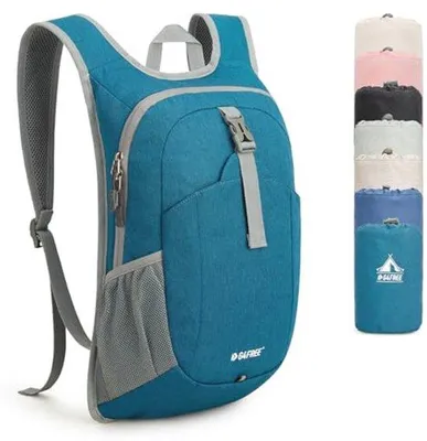 Productafbeelding van Kleine opvouwbare 12 liter rugzak voor outdoor, wandelen, kamperen en reizen