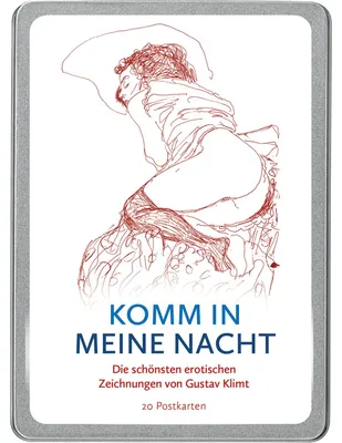 Image de 20 cartes postales : illustrations érotiques de Gustav Klimt
