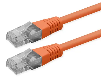 Produktbild von ROLINE Patchkabel Cat.6 (Class E), UTP, PoE, orange, 1,5 m
